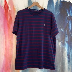 🔥EC🔥Polo Ralph Lauren 100% Cotton Striped Shirt.